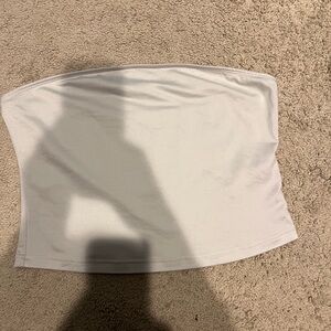 Shein Gray/Cream Tube Top